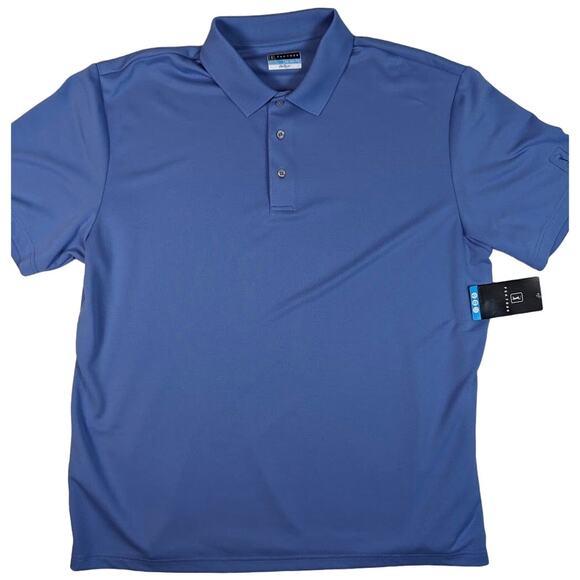 PGA Tour Airflux Blue‎ Polo Men's Size XXL New with Tags - Picture 1 of 5